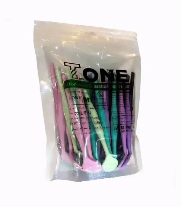 آینه یکبارمصرف ارگونومیک دندانپزشکی رنگی T-One