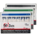 کن کاغذی دندانپزشکی تیپردار 4% و 6 % DATA