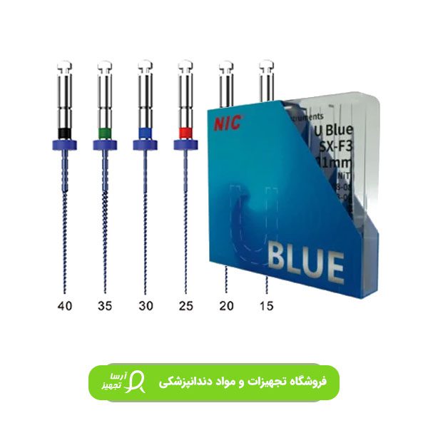 فایل روتاری تیپر ثابت فایل روتاری تیپر ثابت 2% | 4% | 6% بلو NIC - تصویر 1